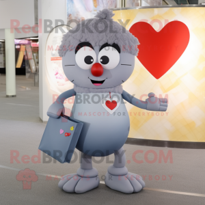 Postava maskota Grey Love...