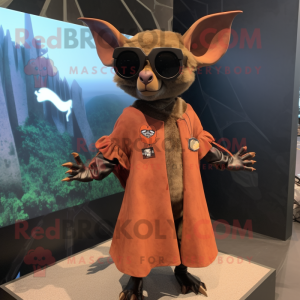 Rust Bat maskot kostume...