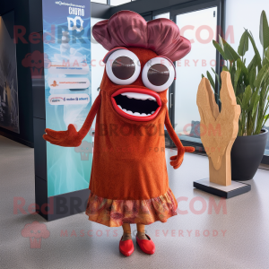 Rust Ceviche maskot kostume...