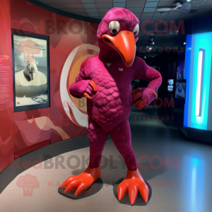 Rödbrun Flamingo-...