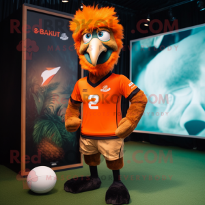 Oranje Emu mascotte kostuum...