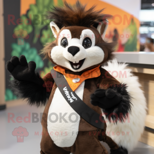 Brown Skunk mascotte...