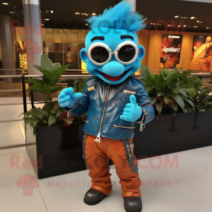 Postava maskota Cyan Tikka...