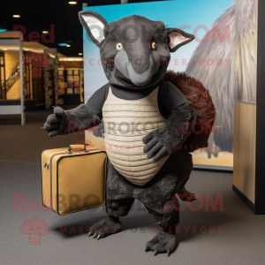 Black Armadillo mascotte...