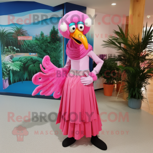  Flamingo mascotte kostuum...