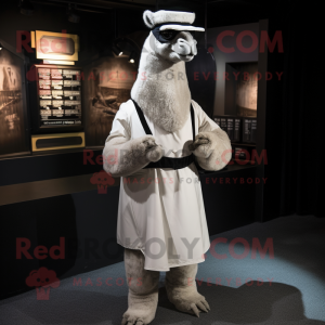 Gray Camel mascotte kostuum...