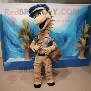 Postava maskota Sea Horse...