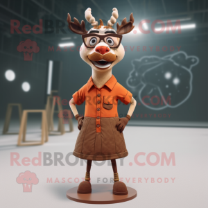 Postava maskota Rust Deer...