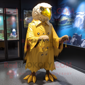 Gold Bald Eagle mascotte...