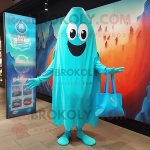 Turquoise Ghost mascotte...