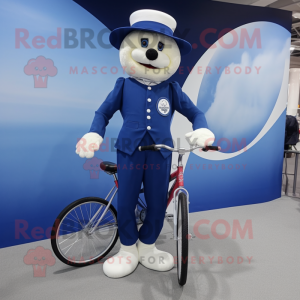 Navy Unicyclist maskot...