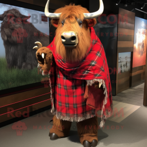 Roter Büffel Maskottchen...