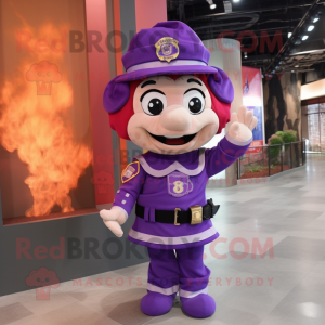 Lilla Fire Fighter maskot...