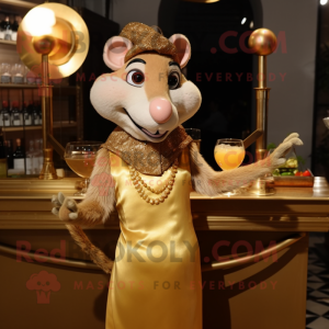 Guld Ratatouille maskot...