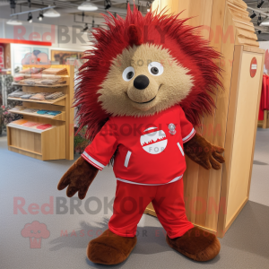 Red Porcupine mascotte...