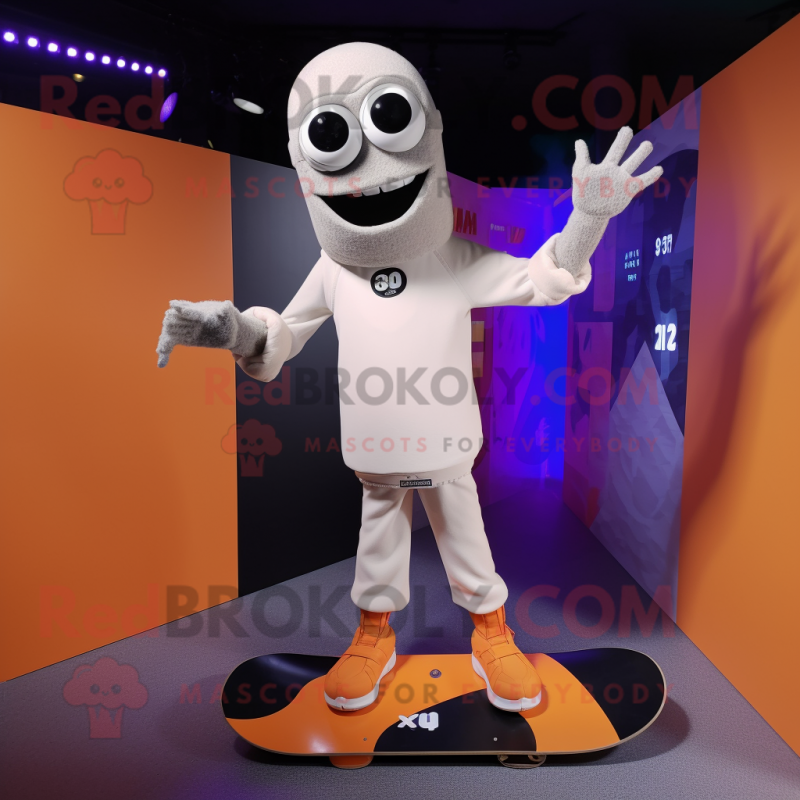 nan Skateboard mascot costume character dressed with a Bodysuit and Digital watches nan Skateboard mascot costume character dressed with a Bodysuit and Digital watches
