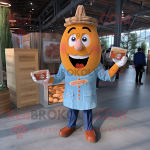 Peach French Fries maskot...