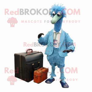 Sky Blue Emu mascotte...