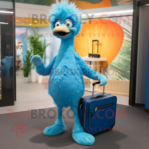 Sky Blue Emu mascotte...