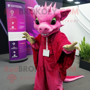 Magenta Chupacabra mascotte...