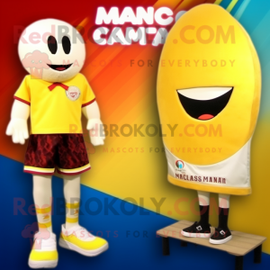 Cream Mango maskot kostym...