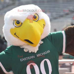 Gran mascota águila blanca amarilla y marrón - Redbrokoly.com