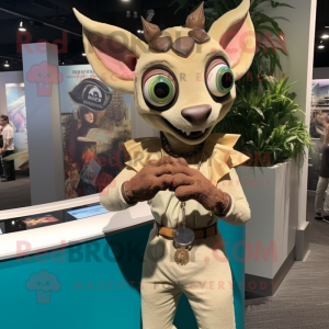 Tan Chupacabra maskot...