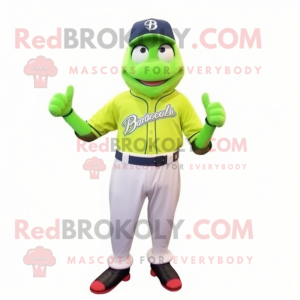 Lime Green Baseball Glove...