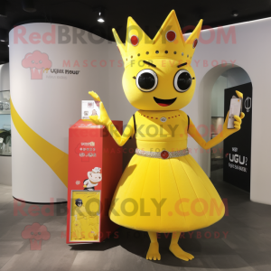 Yellow Queen mascotte...