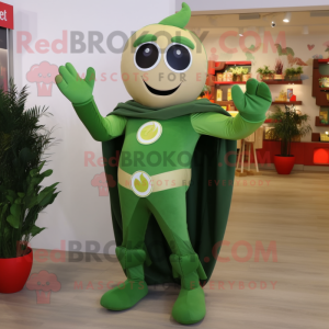 Olive Superhero maskot...