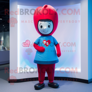  Hjerte maskot kostume...