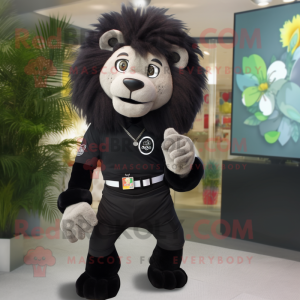 Black Lion mascotte kostuum...