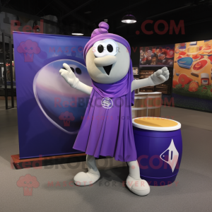 Purple Juggle mascotte...