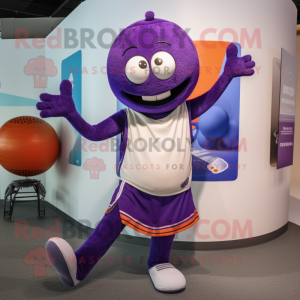 Purple Juggle mascotte...