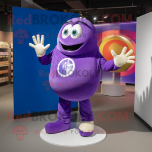 Purple Juggle mascotte...