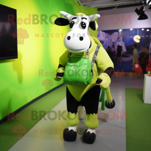 Lime Green Holstein Cow...