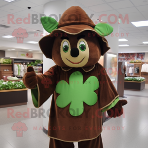Brown Four Leaf Clover...