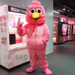 Pink Fried Chicken maskot...