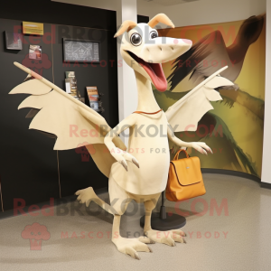 Crème Pterodactyl mascotte...