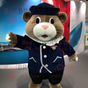 Navy Hamster mascotte...