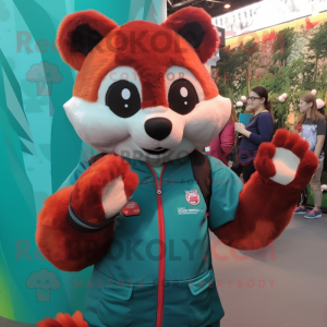 Blaugrüner Red-Panda...