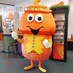 Orange Burgers maskot...