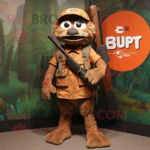 Rust Sniper maskot kostume...