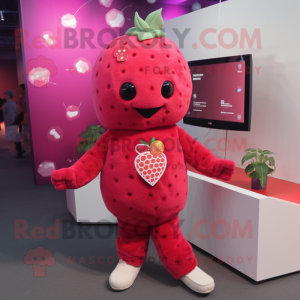  Raspberry mascotte kostuum...