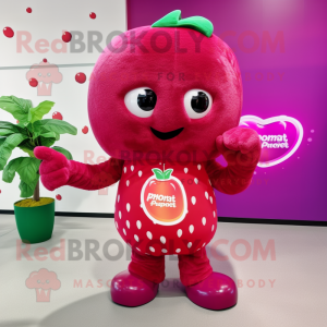  Raspberry mascotte kostuum...