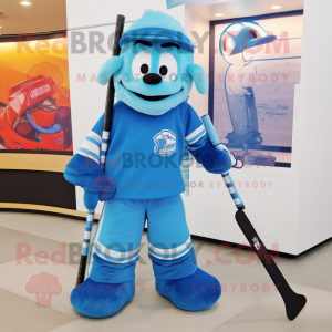 Blue Ice Hockey Stick...