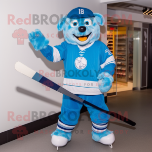 Blue Ice Hockey Stick...