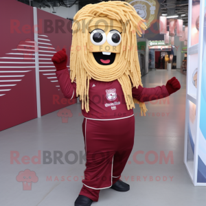 Maroon Pad Thai mascotte...