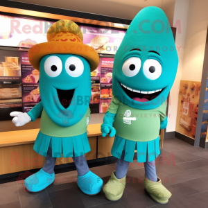Teal Enchiladas mascotte...