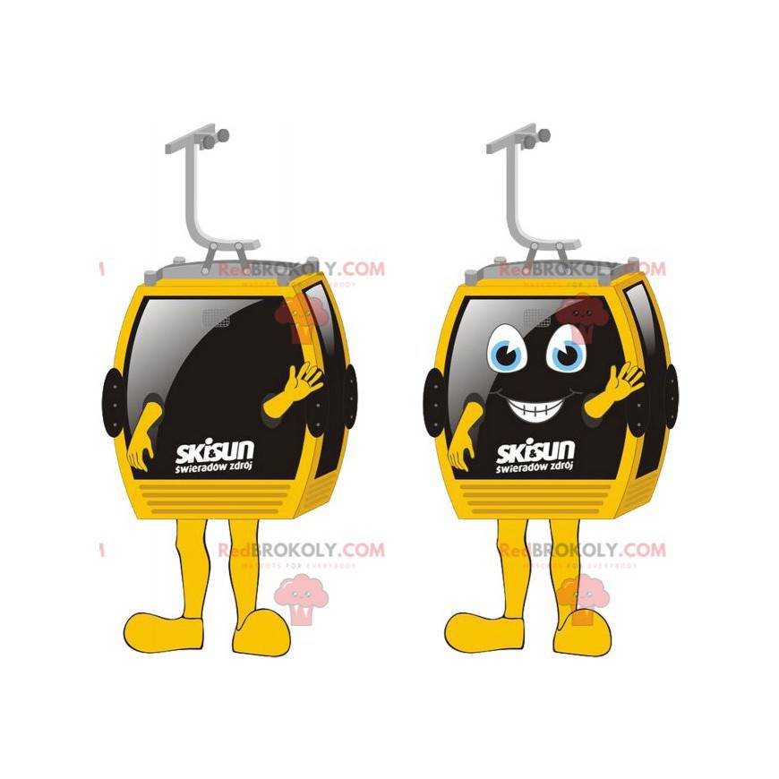 2 mascottes de cabines de téléphérique - Redbrokoly.com